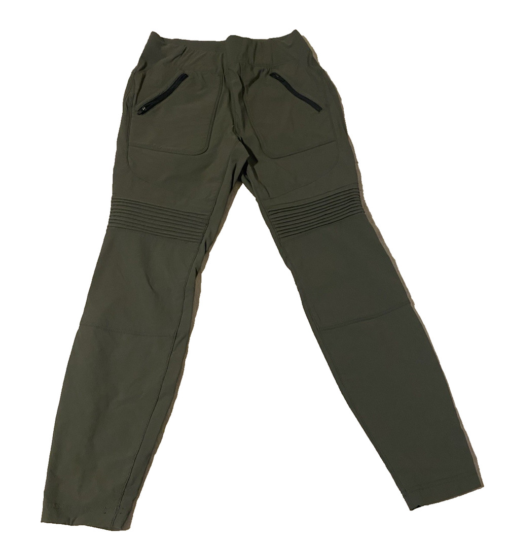 Duluth Trading Co Womens Nylon Activewear Pants Size 4 Green Hiking Joggers
